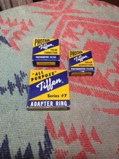 Vintage Tiffen Photar Filters  Adapter Ring in Original Boxes