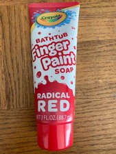 Crayola Bathtub Fingerpaint Soap Radical Red 3 oz