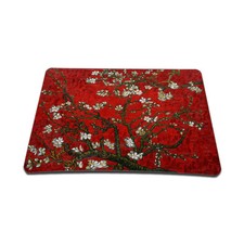 Soft Neoprene Notebook Laptop Optical Mouse Pad Red Almond Trees MP-67