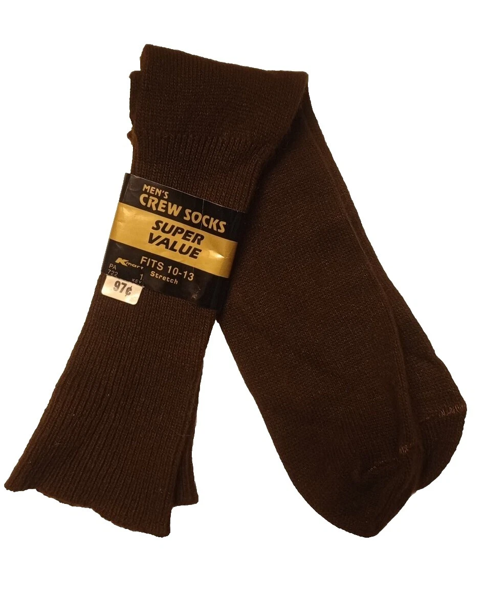 Calcetines Vintage marrón de nylon para hombres