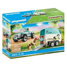 Playmobil 70511 Country: SUV with pony trailer