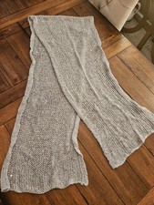 gray scarf with sequin 80X12