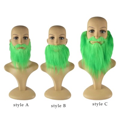 Fake Patricks Bart Kostüm Zubehör Flanellbart realistisch Verkleiden