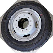 19.5 X 6 Steel Wheel W Conti Hsr 5 Tire 225 70 19.5 10 Lug Ford Rim F550 Oem