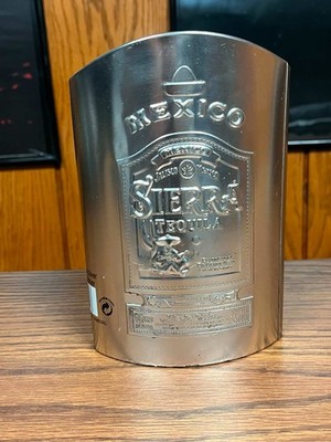 7.5'' SIERRA TEQUILA 70CL METAL BOTTLE HOLDER COOLER FROM GERMANY