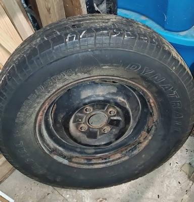 1964-1966 Original OEM Ford 4 Lug 14 Inch Steel Rim and Tire