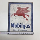 Vintage Mobilgas Pegasus Metal Sign SOCONY Vacuum Gas Oil Ad Collectible