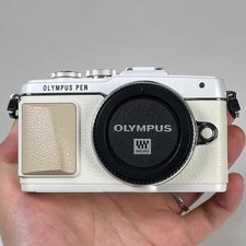 OLYMPUS PEN E-PL7 16.1MP Mirrorless Camera Body Only white English 90 NEW