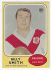 1970 Scanlens Rugby League (59) Billy SMITH Dragons