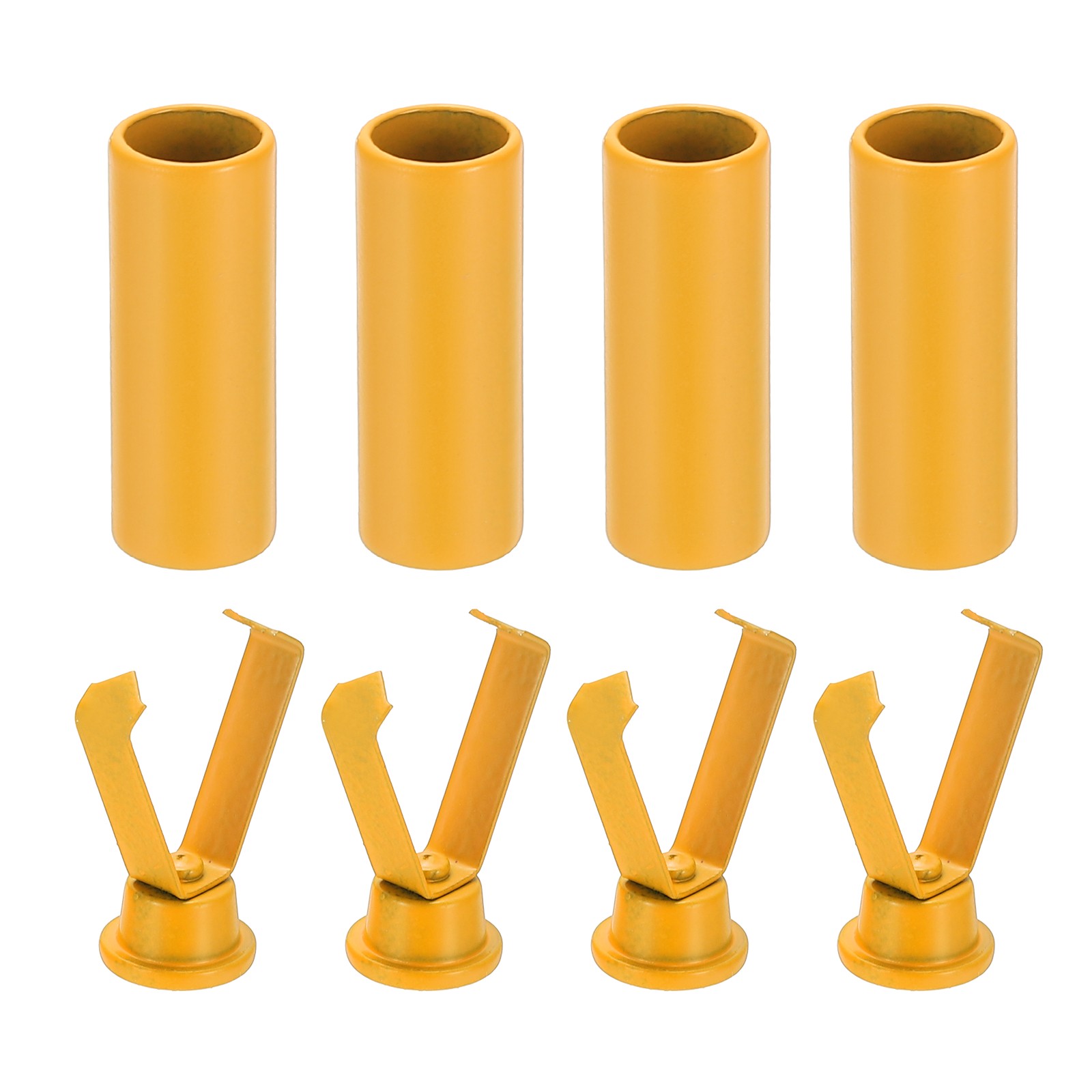 APL Punte per lacci 0 79 pollici adatte per tappi terminali per scarpe in metallo confezione da 4 giallo dorato