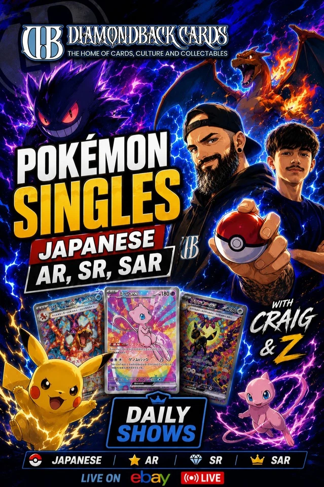 POKEMON SINGLES SHOW, £1 STARTS