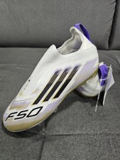 Adidas F50 League Laceless FG Astro Kids Football Boots Size UK 13.5K New 