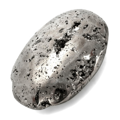 Pyrite Palm Stone - High Energy Iron Piedra Pirita from Spain with Healing Pr...