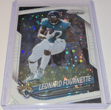 2025 Panini Prizm NFL Leonard Fournette White Disco Prizm Card #37 Jacksonville
