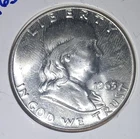 1963-D 50C Franklin Half Dollar. Uncirculated BU High Grade
