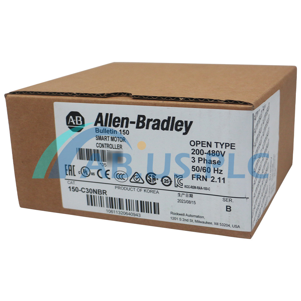 New Allen-Bradley 150-C30NBR SMC-3 30A Smart Motor Controller 24VAC/DC