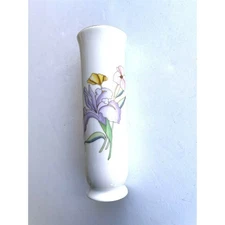 small vintage vase porcelain world of gifts imports Orchids And Gold Trim Japan