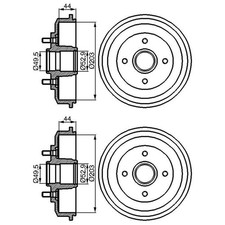 Tambour de frein Ford FOCUS