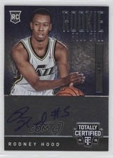 2014 Panini Totally Certified Rookie Roll Call /249 Rodney Hood #RRC-RH Auto s0r