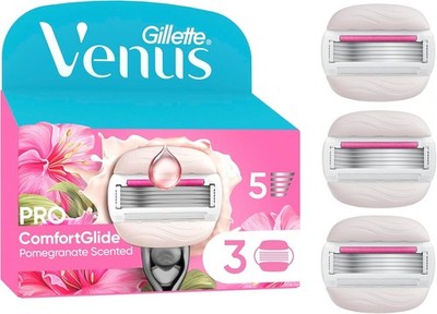 Gillette Venus PRO Comfortglide Pomegranate Scented 3 Rasierklingen Granatapfel