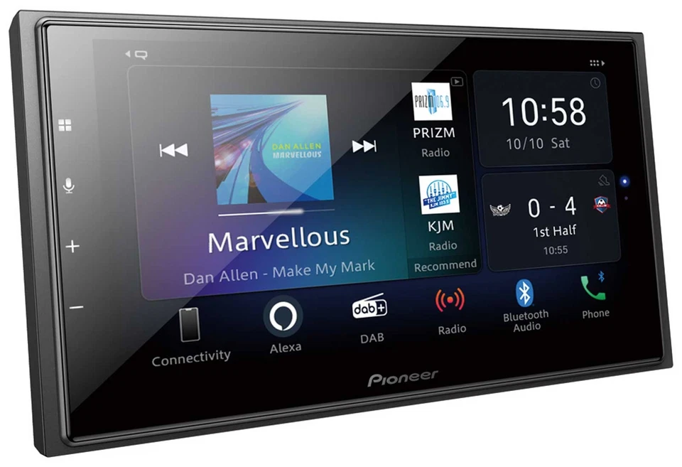Pioneer USB 2DIN DAB Lenkrad Bluetooth Autoradio für Ford Galaxy Focus C-Max ab - Bild 4 von 4