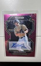 2022 Panini Prizm Draft Picks - Kevin Parada Neon Pink Velocity Prizm Autographs