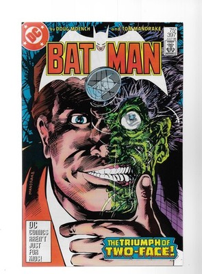 Batman 397 Two-Face Doug Moench Tom Mandrake DC 1986