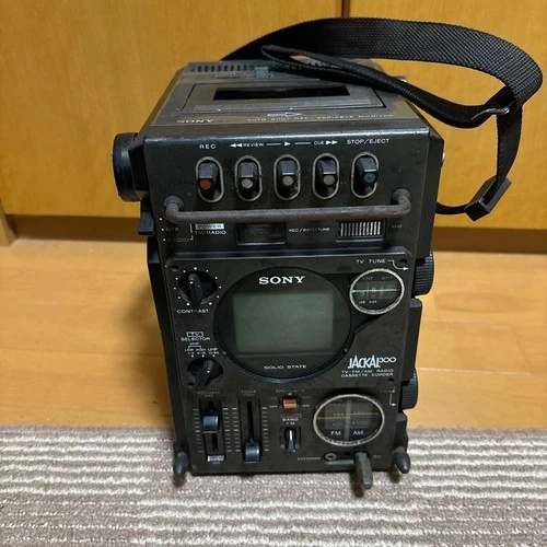 Sony FX-300 Jackal TV FM AM Cassette Recorder Boombox Vintage Junk
