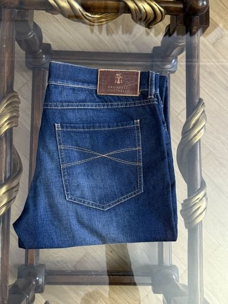 Men Brunello Cucinelli Jeans Blue 50-52 #HAY