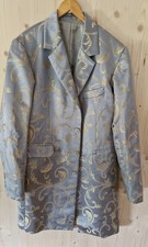 Hochzeitsanzug, Kostüm,  Herren, Größe 52, silber/gold, Gehrock