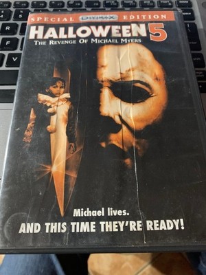 Halloween 5: Revenge of Michael Myers (DVD, 1989) Anchor bay Region 1
