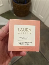 Laura Geller Double Take Baked, Versatile Powder Foundation Fair