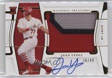 2022 Panini National Treasures Gold 36/49 Juan Yepez #161 Auto 12ty