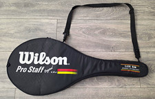 Vintage Wilson Graphite Tour 8.5 si Oversize Tennis Racquet H2 Grip w/ Cover