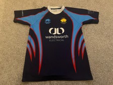 Reigate RFC Rugby Football Club Playing Jersey Shirt Medium Raging Bull Vintage