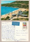 GREECE VINTAGE POSTCARD STAMP 1966 KAVALA - AKTI - TOURISTIC BEACH