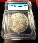 1921-D SILVER MORGAN DOLLAR ICG MS65