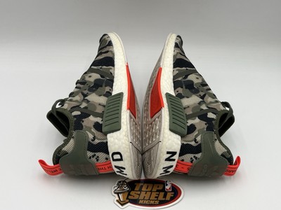 adidas gazelle silver green womens adidas NMD R1 Bape Olive Camo Pre-Owned main image 0