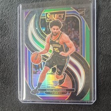 Panini Select Ajay Mitchell #194 Thunder Rookie Prizm Premier Level NBA 2024-25