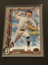 2025 Topps Holiday Jackson Jobe Metallic Snowflake Parallel Rookie Card NM