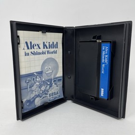RARE! Alex Kidd In Shinobi World Sega Master System SMS CIB w/Manual Blue Label