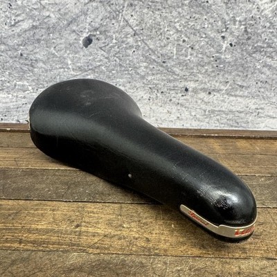 Vintage Selle Italia Turbo Leather Saddle Gold Trim Seat Road Bike Racing Cuts