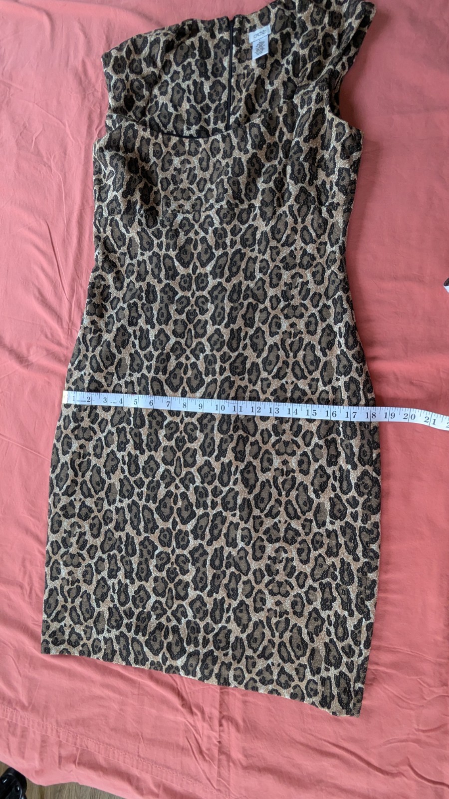 Cache Leopard Print Stretch Dress US Size L - image 13