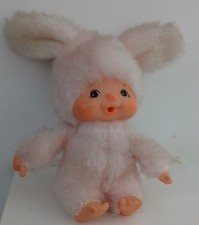 orig. Sekiguchi *  Monchi supers&uuml;&szlig;er puderrosa rosa Hase   ca. 12 cm