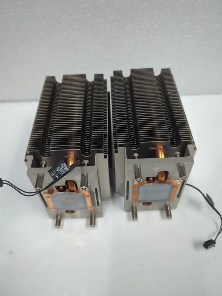 2x Original Apple 593-0601 Mac Pro A1186 CPU Heatsink Fan Cooler - - Image 4 of 4