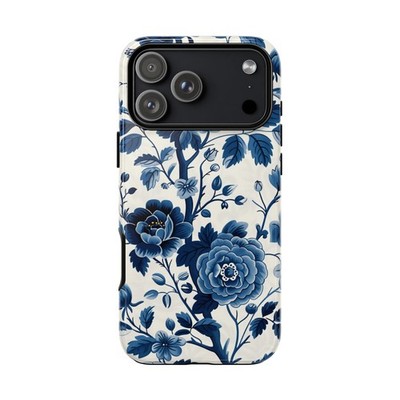 Toile De Jouy Blue Minimalist | Phone Ink Case for iPhone/Galaxy/Pixel