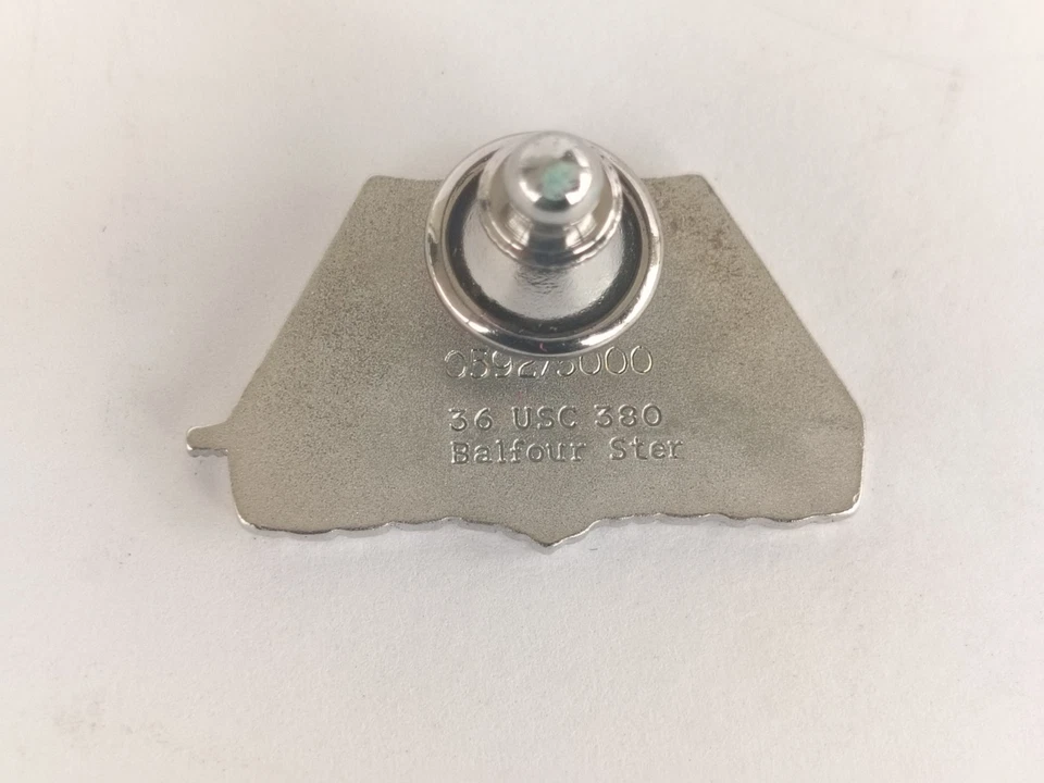 Olympic Hat Lapel Pin Balfour 592/500 Sterling Go For the Gold U.S.A.a - Image 2 of 3