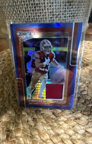 2025 Donruss Optic Christian McCaffrey Blue Hyper (RAW)