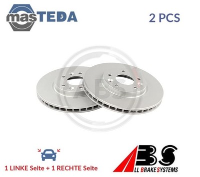 19021 BREMSSCHEIBEN SATZ VORNE ABS 2PCS NEU OE QUALITÄT