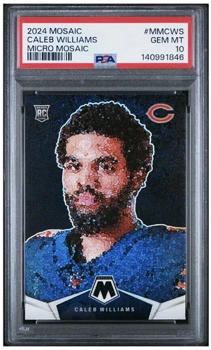 Caleb Williams Rookie PSA 10 Micro Mosaic 2024 Panini Mosaic Bears RC